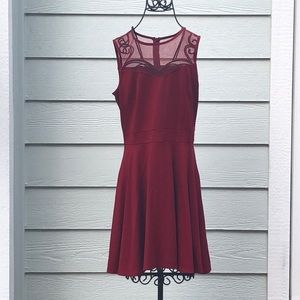 Red homecoming dress